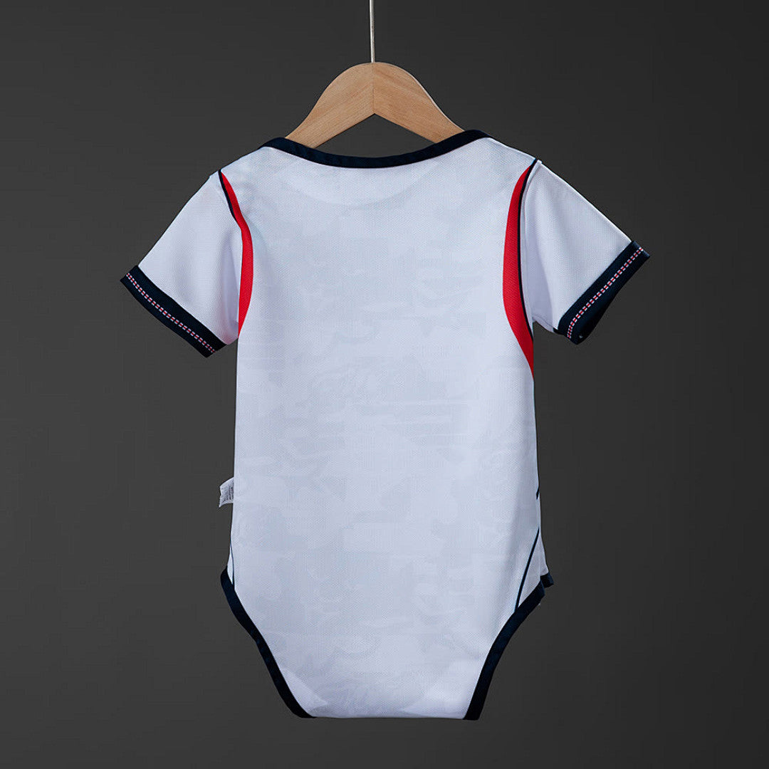 England 26/27 baby home jersey - back view