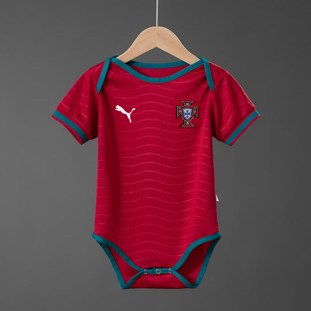 Portugal 26/27 baby home jersey - front view