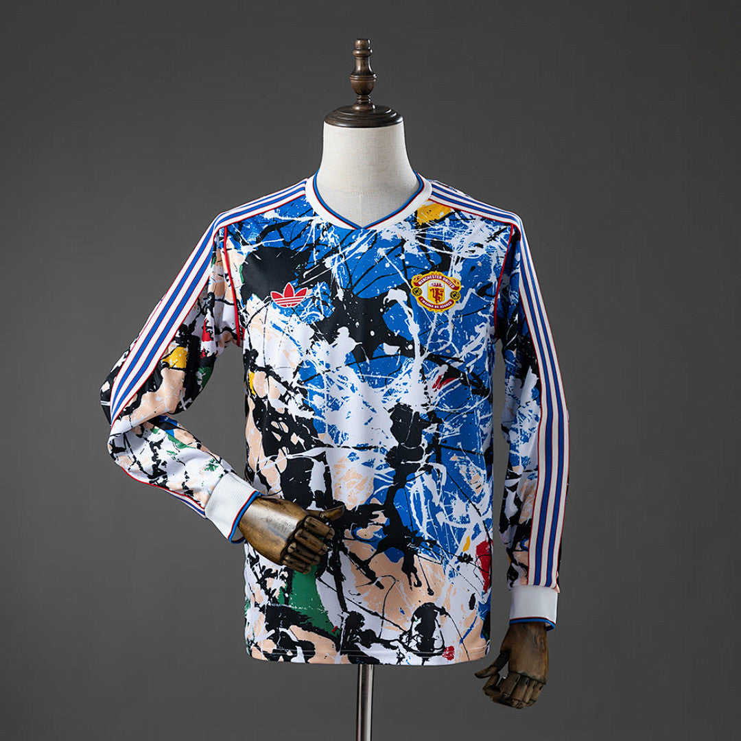 Manchester United 25/26 Stone Roses Long-Sleeve Jersey - image 1