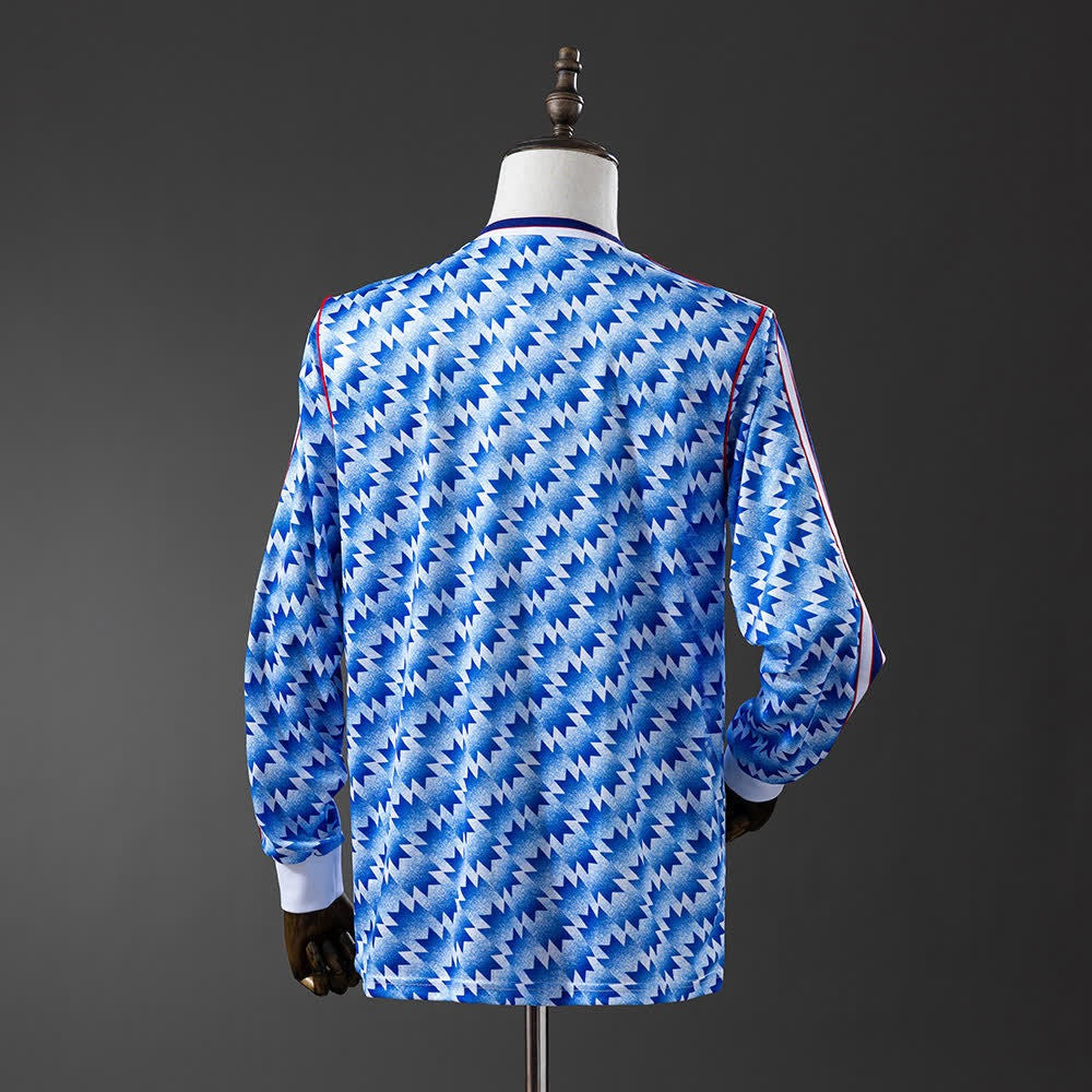 Manchester United Retro Visitante Manga Larga - 90/92