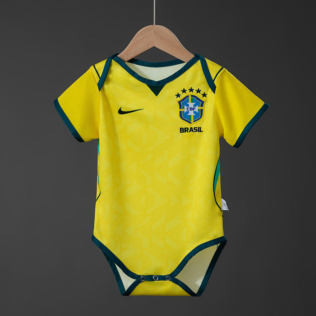 Brazil 26/27 baby home jersey - front view