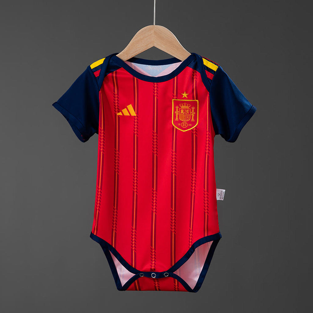 Spain 26/27 baby home jersey - front view